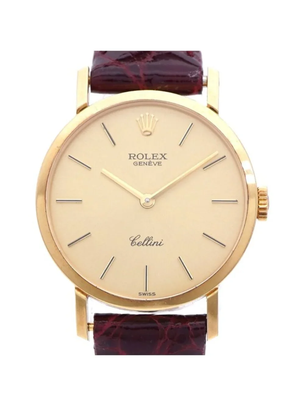 Rolex Cellini 18K Yellow Gold Manual Wind Watch